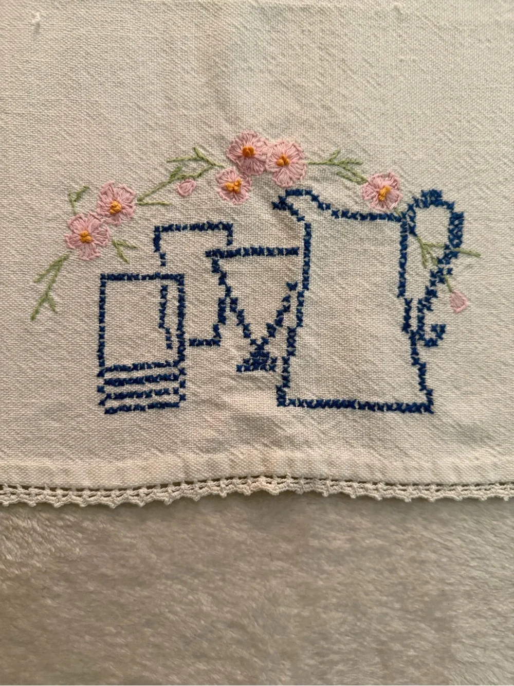 Vintage Antique Embroidered Table Covers Runners Lot of 3